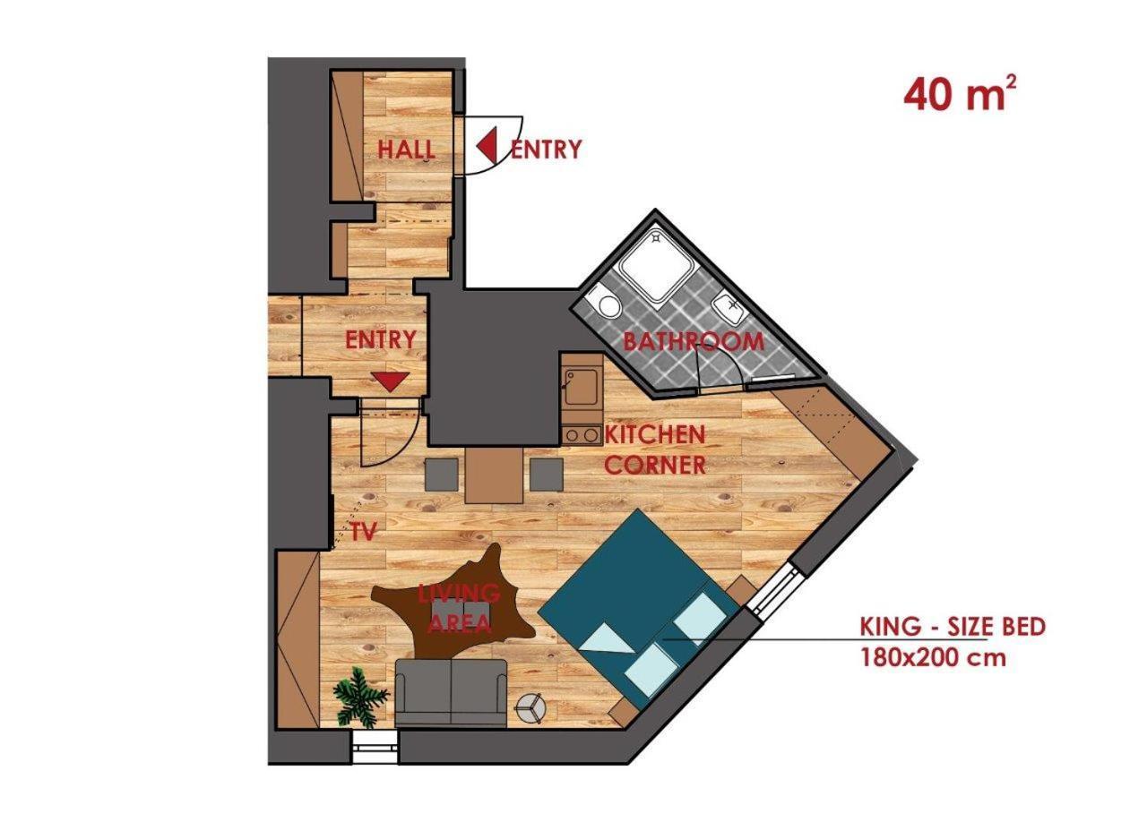 פראג Bohemian Chic 2 Bedroom 2 Bathroom Loft With Hanging Chair מראה חיצוני תמונה